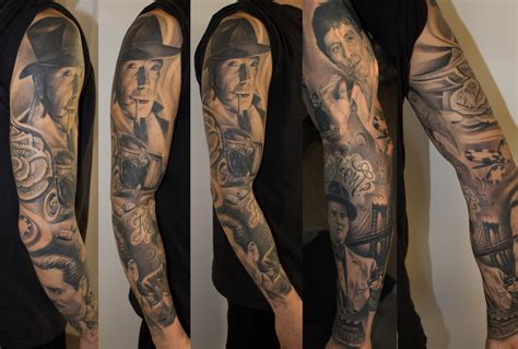 Anyone who ends up getting this tattoo will show their power and true colors, despite the fact that this tattoo is black and white. Best sleeve ever! | Best tattoo design ideas