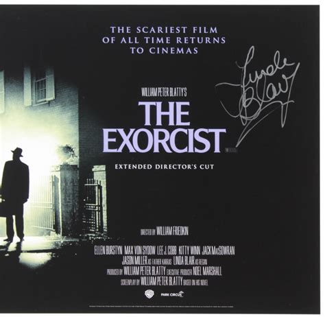 Linda Blair Signed The Exorcist 11x17 Movie Poster Legends Coa