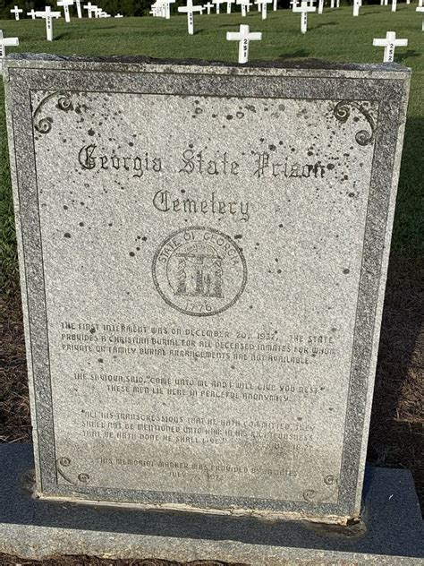 Georgia State Prison Cemetery In Reidsville Georgia Find A Grave