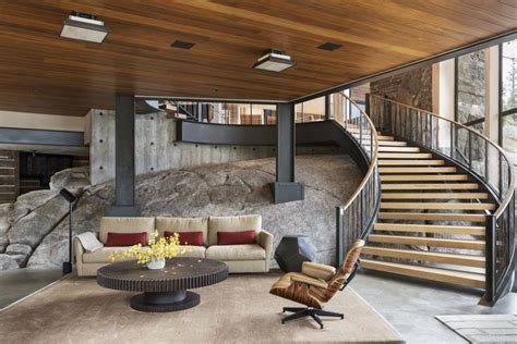 Photo 9 Of 21 In This Modern Cliff House Seamlessly Knits Into A