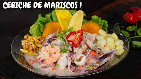 Cebiche De Mariscos Peruano En Un Toque Cocina F Cil Youtube