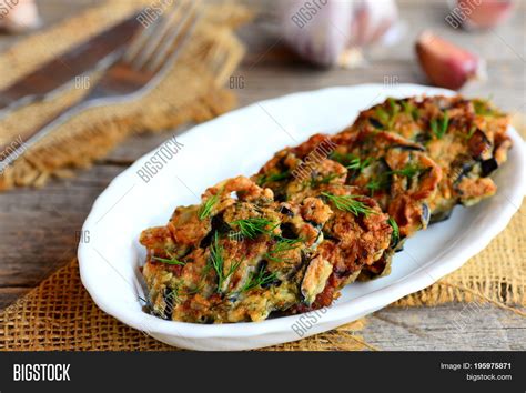 Easy Eggplant Cutlets Image And Photo Free Trial Bigstock