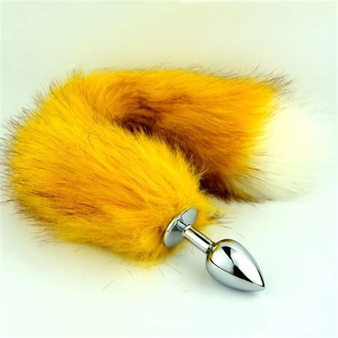 Aliexpress Com Buy Anal Plug Fox Tail Size Choose Anal Plug Tail