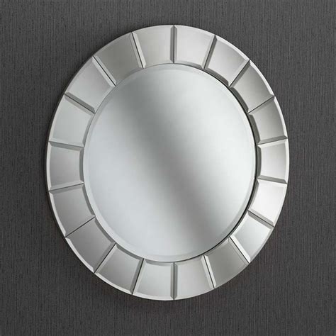 Best 15 Of Round Grid Wall Mirrors