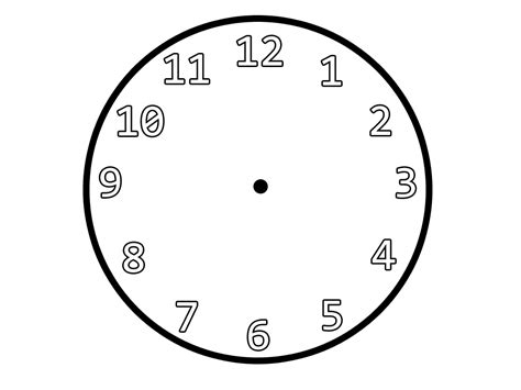 Cartoon Clock Face Clipart Best