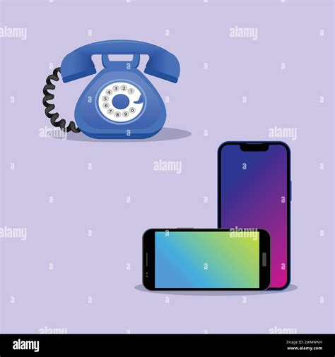 Telephone Mobile Phone Stock Vector Image And Art Alamy