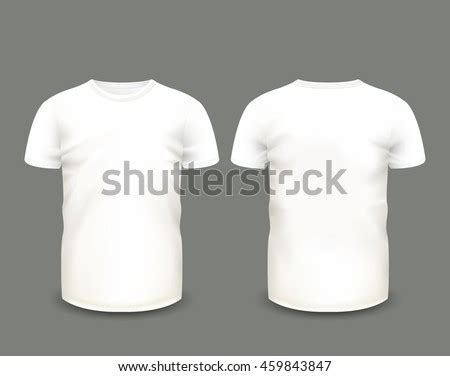 Round Neck T Shirt Template Psd
