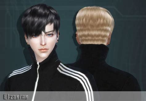 Sims 4 Ccs The Best Male Hair By Elzasims Sims Hair Sims 4 Hair