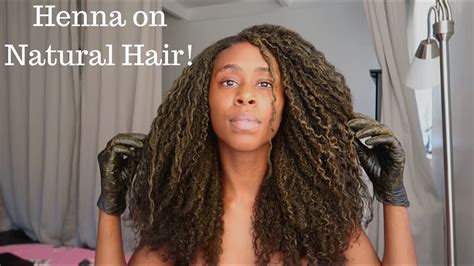 Henna On Natural Hair Youtube