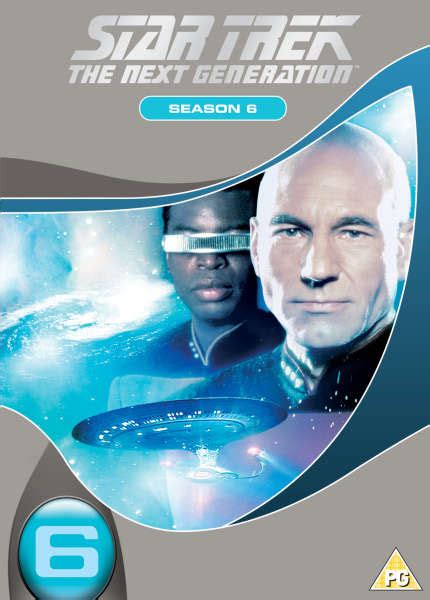 Star Trek The Next Generation Season 6 Slim Box Dvd