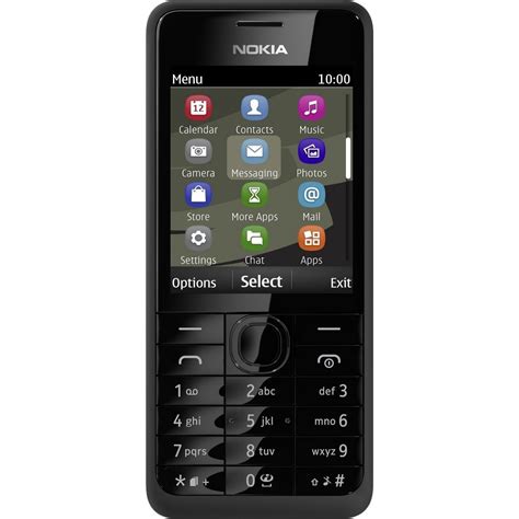 Мобилен телефон Nokia 301, Dual SIM, Черен - eMAG.bg