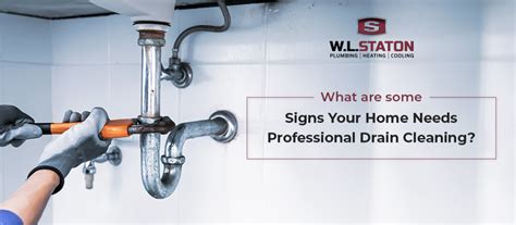 Signs To Look For When Your Home Needs Professional Drain Cleaning