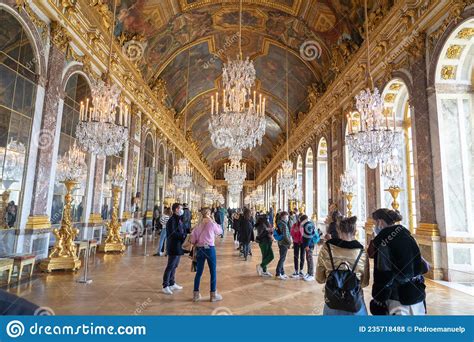 Hall Of The Hall Of Mirrors At The Palace Of Versailles France