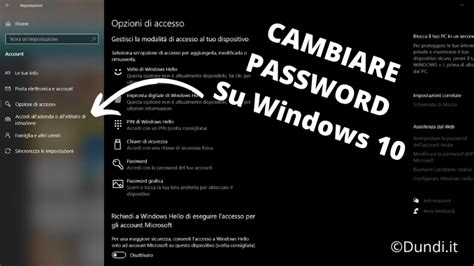 Come Cambiare Password Su Windows 10