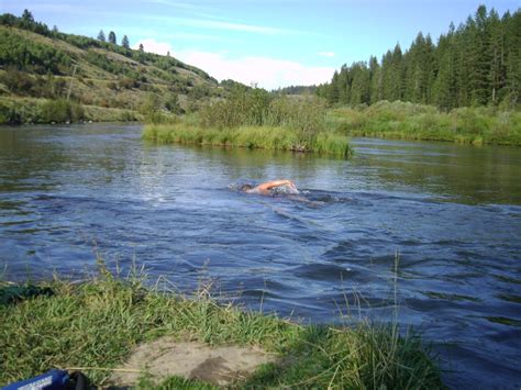 River city swimming inc dirba šiose srityse: Gords Swim Log: Swimming in Warm River, ID