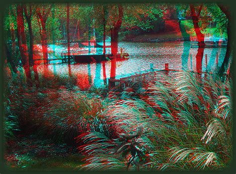 View To The Cove Use Red Cyan 3d Glasses Photograph By
