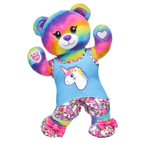 Rainbow Friends Bear Unicorn T Set With Images Rainbow Teddy