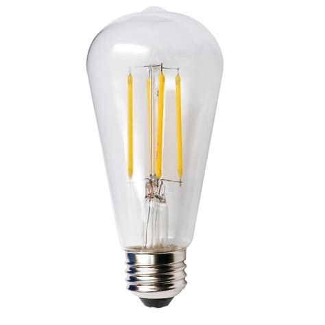 About 1% of these are ultraviolet lamps, 15% are street lights, and 1% are table lamps & reading lamps. Halco Lighting Technologies 100-Watt Equivalent 7-Watt ST19 Dimmable LED Clear Filament Antique ...