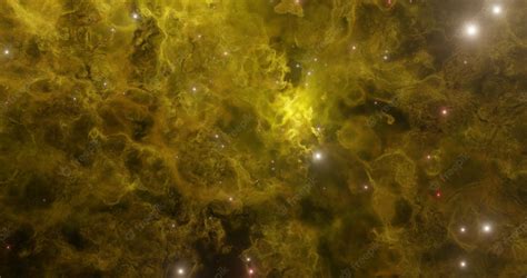 Premium Photo Colorful Space Background Yellow Nebulastardust And