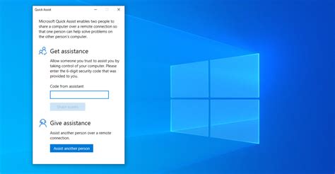 Quick Assist Allows Remote Access On Windows 10 Computer Repair Blog