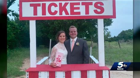 oklahoma couple has drive in wedding ceremony amid pandemic youtube
