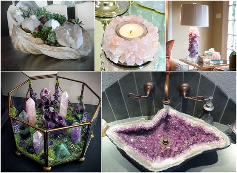 Ideas To Decorate With Crystals And Minerals