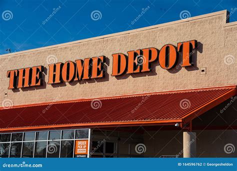 The Home Depot Sign Editorial Photography Image Of Store 164596762