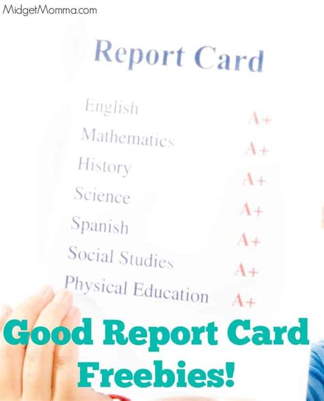 good report card freebies midgetmomma