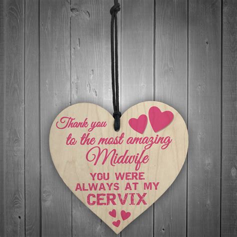Midwife Cervix Thank You T Special Midwives Hanging Plaque