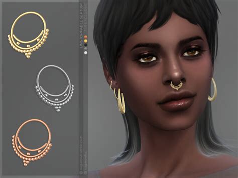 Unstoppable Septum By Sugar Owl At Tsr Sims 4 Updates