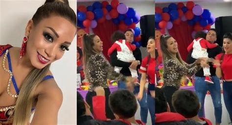 Paula Arias Realiza Sensual Baile Al Ritmo De “faldita” Frente Al Padre De Sus Hijos Video