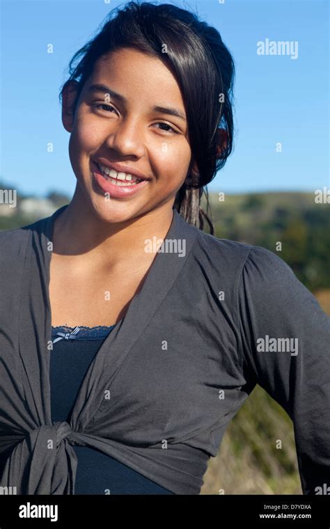 Teenage Hispanic Smiling Hi Res Stock Photography And Images Alamy