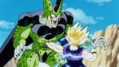 When presented with android 16 and a weakened android 18. Cell Games Saga | Dragon Ball Wiki | FANDOM powered by Wikia