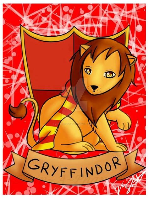 Gryffindor Lion By Livinaphantasie Gryffindor Hogwarts Crest Lion