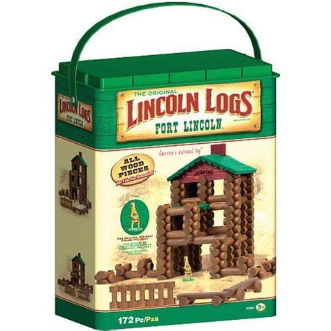 The Original Lincoln Logs Building Set Fort Lincoln 172 Piece Set By