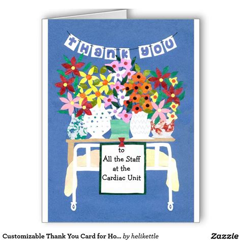 Customizable Thank You Card For Hospital Staff Thank You Cards Cards