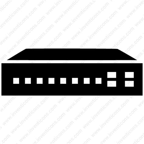 Download Computer Ethernet Hub Internet Network Port Switch Vector Icon