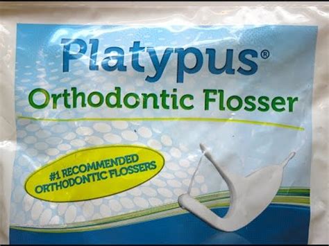 How to use the platypus orthodontic flosser: BEST way to floss with braces! Platypus Flosser - YouTube
