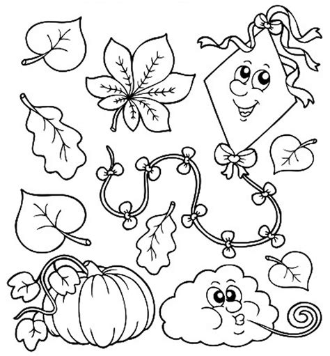 78 EASY FALL LEAVES COLORING PAGES FOR KINDERGARTEN PRINTABLE PDF