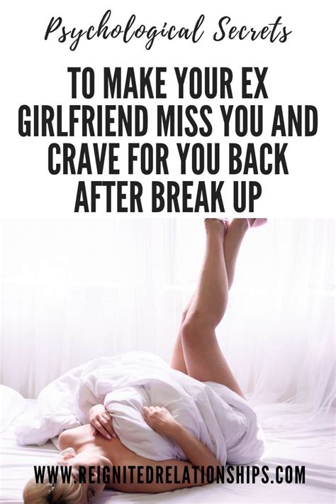 After a breakup, we realize how true our love was, we starting feeling alone and start missing each other. Make Your Ex Girlfriend Miss You | Ex girlfriends, Getting ...