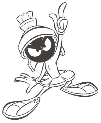 Marvin The Martian Coloring Pages