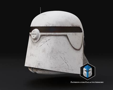 Commander Bacara Clone Trooper Helmet 3d Print Files Galactic Armory