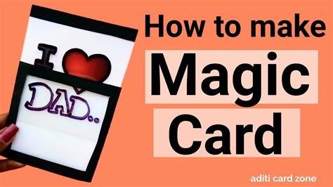 A wonderfully nostalgic card thatll bring joy and sweet memories to your dad. Magic Card Easy Tutorial | Diy Greeting Card Ideas ...