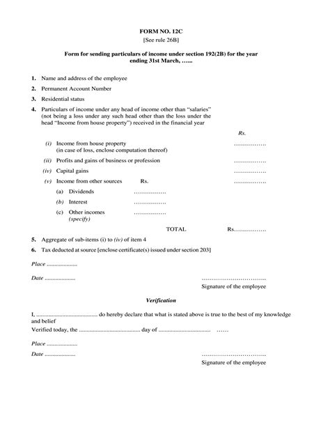 Boost Efficiency With Our Editable Form For Form C