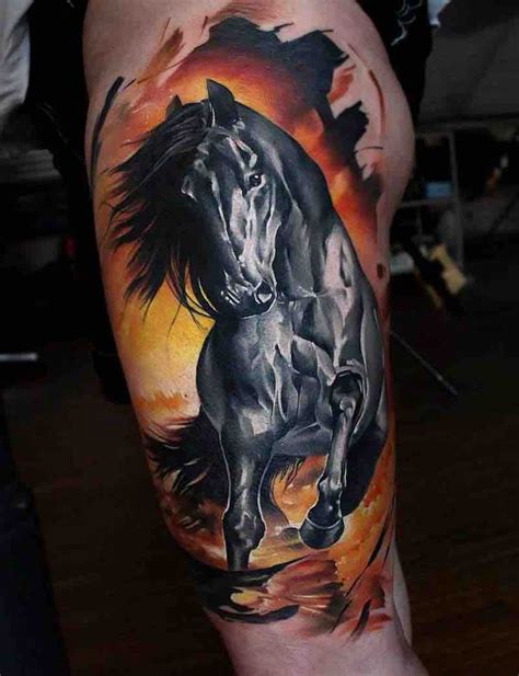 25 Of The Best Horse Tattoos Horse Tattoo Stallion Tattoo Tattoos