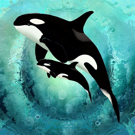 Pinterestcandyrizos Arte Orca Orca Art Dolphin Art Whale Art