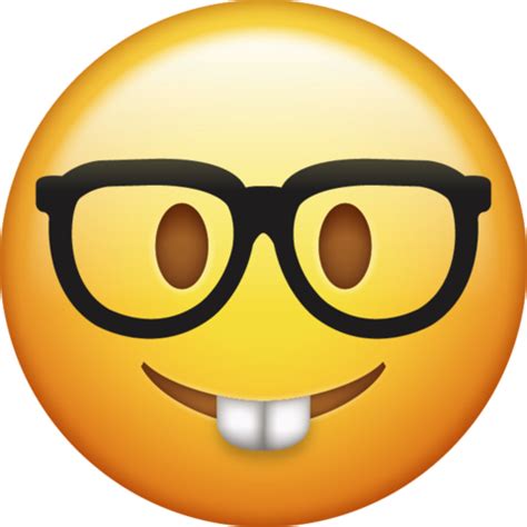 nerd emoji   iphone emojis emoji ios emoji emoji images