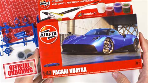 Official Unboxing Airfix Pagani Huayra A55008 Youtube