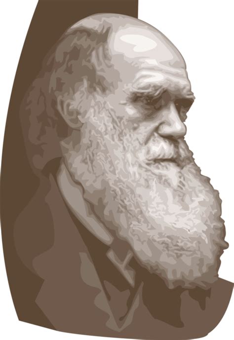 Vector Illustration Of Charles Darwin English Naturalist Charles