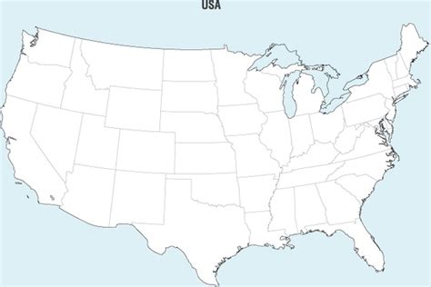 Vector Map Of United States Map